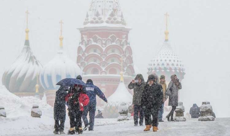 Moscow snowfall