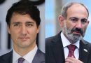 nikol pashinyan Justin Trudeau