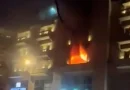 Բաքվում հյուրանոց է այրվում (Տեսանյութ)