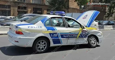 Հյուսիսային պողոտայից առևանգել են ոստիկանական մեքենա Հյուսիսային պողոտայից առևանգել են ոստիկանական մեքենա