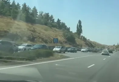 Երևան-Սևան մայրուղում մի քանի կմ խցանում է (տեսանյութ)