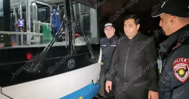 Մաշտոցի պողոտայում 31-ամյա տղամարդը վիճել է ավտոբուսի վարորդի հետ և թզբեհով հարվածել դիմապակուն