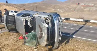 Վարդենիս-Ծովագյուղ ավտոճանապարհին 41-ամյա վարորդը «Opel Astra»-ով բախվել է հողաթմբին և կողաշրջվել․ հայր ու որդի տեղափոխվել են հիվանդանոց