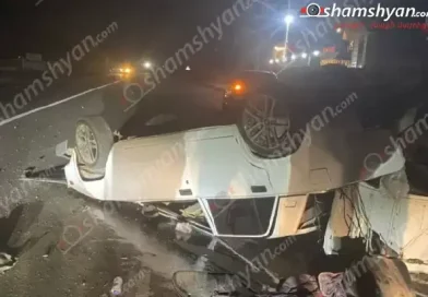 24-ամյա վարորդը «ՎԱԶ 2107»-ով բախվել է հողաթմբին և գլխիվայր հայտնվել երթևեկելի գոտում․ կա վիրավոր