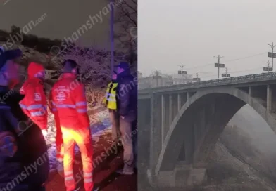 Ողբերգական դեպք՝ Երևանում. Կիևյան կամրջի տակ հայտնաբերվել է տղամարդու մարմին