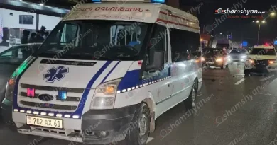 Արգավանդում բախվել են «Արմավիր» բժշկական կենտրոնի շտապօգնության ավտոմեքենան և «Nissan Rogue»-ը․ ՏԵՍԱՆՅՈՒԹ