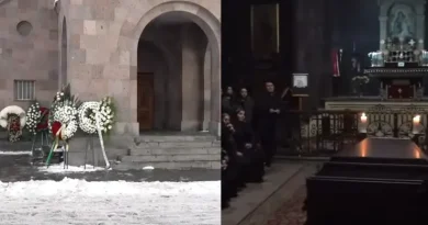 Տեղի է ունենում Զառա Արամյանի հոգեհանգիստը․ ովքեր են ներկա