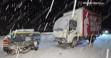 Հարթավան-Քուչակ ճանապարհին բախվել են «Opel»-ն ու «JAC» բեռնատարը. մահացել է վարորդներից մեկի մայրը