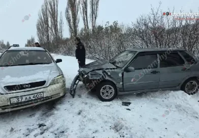 Հերթական ավտովթարը՝ մերկասառույցի պատճառով․ վարորդները հաստատել են՝ ճանապարհը մշակված չի եղել աղ ու ավազի խառնուրդով