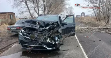 Մարտունի-Վարդենիս ավտոճանապարհի սկզբնամասում հաստաբուն ծառը տապալվել և ընկել է ընթացող «Mercedes GLE»-ի վրա