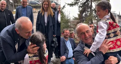 Քոչարյանին աղուհացով դիմավորեցին Հրազդանում