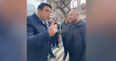 Մենք իրար հետ կանգնած խոսում էինք, եկավ հայհոյեց․ քաղաքացուն բերման ենթարկեցին (Տեսանյութ)