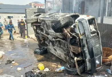 Բյուրեղավանում ավտովերանորոգման կետում աշխատանքներ կատարելիս պայթյուն է տեղի ունեցել՝ հրդեհի բռնկումով