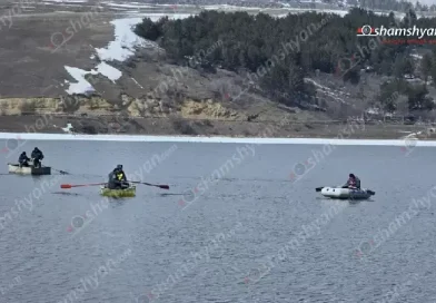 «Ծովինար» ջրամբարում փրկարարները, ջրասուզակն ու քաղաքացիները շարունակում են երեկվանից ջրահեղձ եղած կնոջ մարմնի հայտնաբերման աշխատանքները