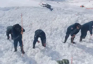 Ապարանում փրկարարները ձնահյուսի տակ հայտնաբերել են լեռնաադահուկային հանգստի գոտու աշխատակցի մարմինը