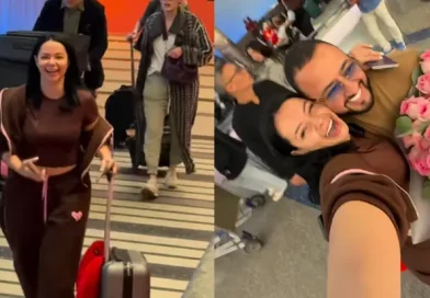 Սուպեր Սաքոն ծաղկեփնջով դիմավորում է իր պրոդյուսերին