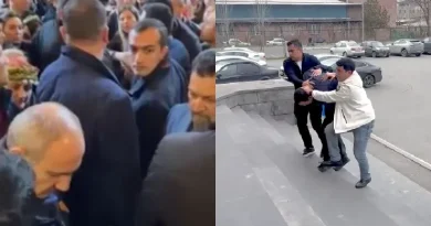 Ինչպես են բերման ենթարկում Սուրբ Աննա եկեղեցում Փաշինյանի հետ միջադեպին մասնակից երիտասարդին