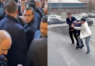 Ինչպես են բերման ենթարկում Սուրբ Աննա եկեղեցում Փաշինյանի հետ միջադեպին մասնակից երիտասարդին