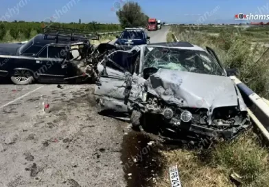 Խոշոր ավտովթար Արմավիրի մարզում․ կան վիրավորներ