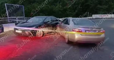 2 «Toyota Camry»-ների բախման հետևանքով 1 անչափահաս է հոսպիտալացվել
