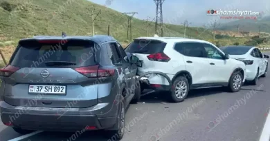 Շղթայական ավտովթար՝ Գեղարքունիքի մարզում. կան վիրավորներ