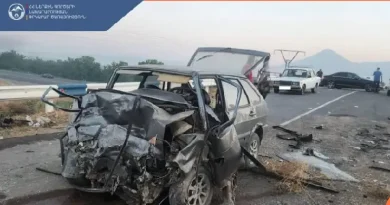 Խոշոր ավտովթար է տեղի ունեցել․ այրված մեքենայում հայտնաբերվել է 3 քաղաքացու դի․ 4 տուժած կա
