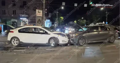 Երևանում բախվել են Volkswagen-ը, Kia-ն, Chevrolet-ը և Kia Forte-ն. 2 անչափահաս հոսպիտալացվել է